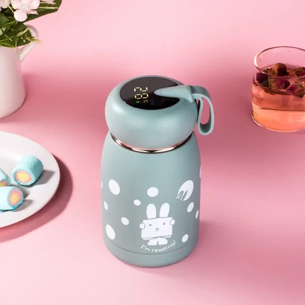 320ml Stainless Steel Thermos Water Bottle For Children Smart  Insulation Cup Temperature Display Thermal Mug Insulated Bottle