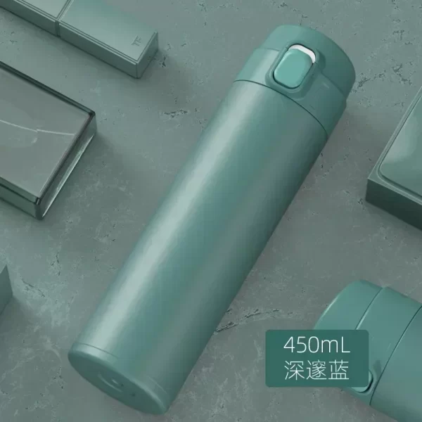 450ML Thermos Water Bottle Stainless Steel Insulation Vacuum Flasks Cup Keep Cold and Hot Mug Vacuum Flask Car Water Bottle