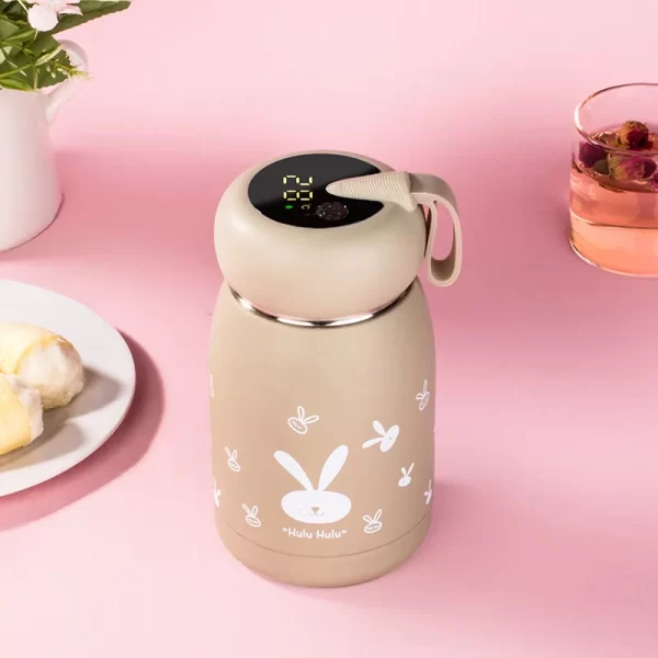 320ml Stainless Steel Thermos Water Bottle For Children Smart  Insulation Cup Temperature Display Thermal Mug Insulated Bottle