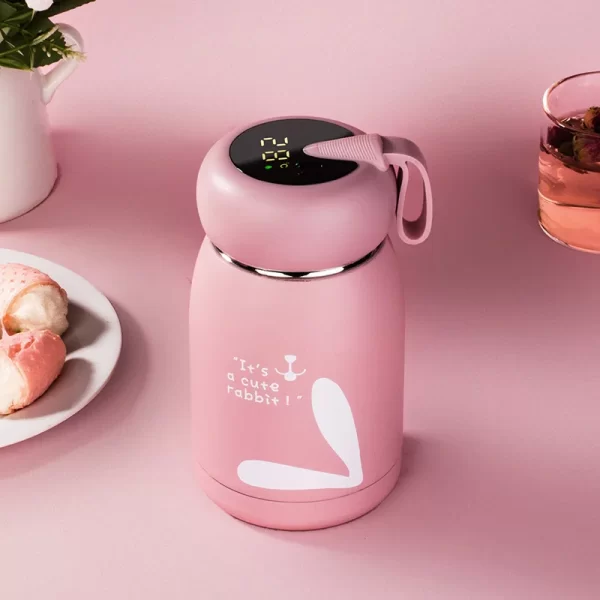 320ml Stainless Steel Thermos Water Bottle For Children Smart  Insulation Cup Temperature Display Thermal Mug Insulated Bottle
